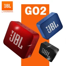 JBL GO2 GO 2 kablosuz Bluetooth hoparlör taşınabilir IPX7 su geçirmez açık spor Bluetooth hoparlörler şarj edilebilir pil mikrofon ile