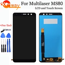 ЖК-дисплей 5,7 дюйма, 100% Протестировано для Multilaser MS80, ЖК-дисплей, сенсорный экран, стекло в сборе, полный экран для Multilaser MS80 + Инструменты