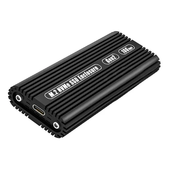 

M.2 NVME SSD Enclosure High Speed Type C USB 3.1 Gen2 10Gbps External Hard Drive Enclosure M Key for 2280 2260 2242 2230