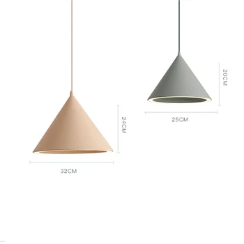 

Zerouno Modern Pendant Lights Cord Pendant Lamp Multi Color Hanging Lighting Bulb for Office Coffee House Living Room Bedroom