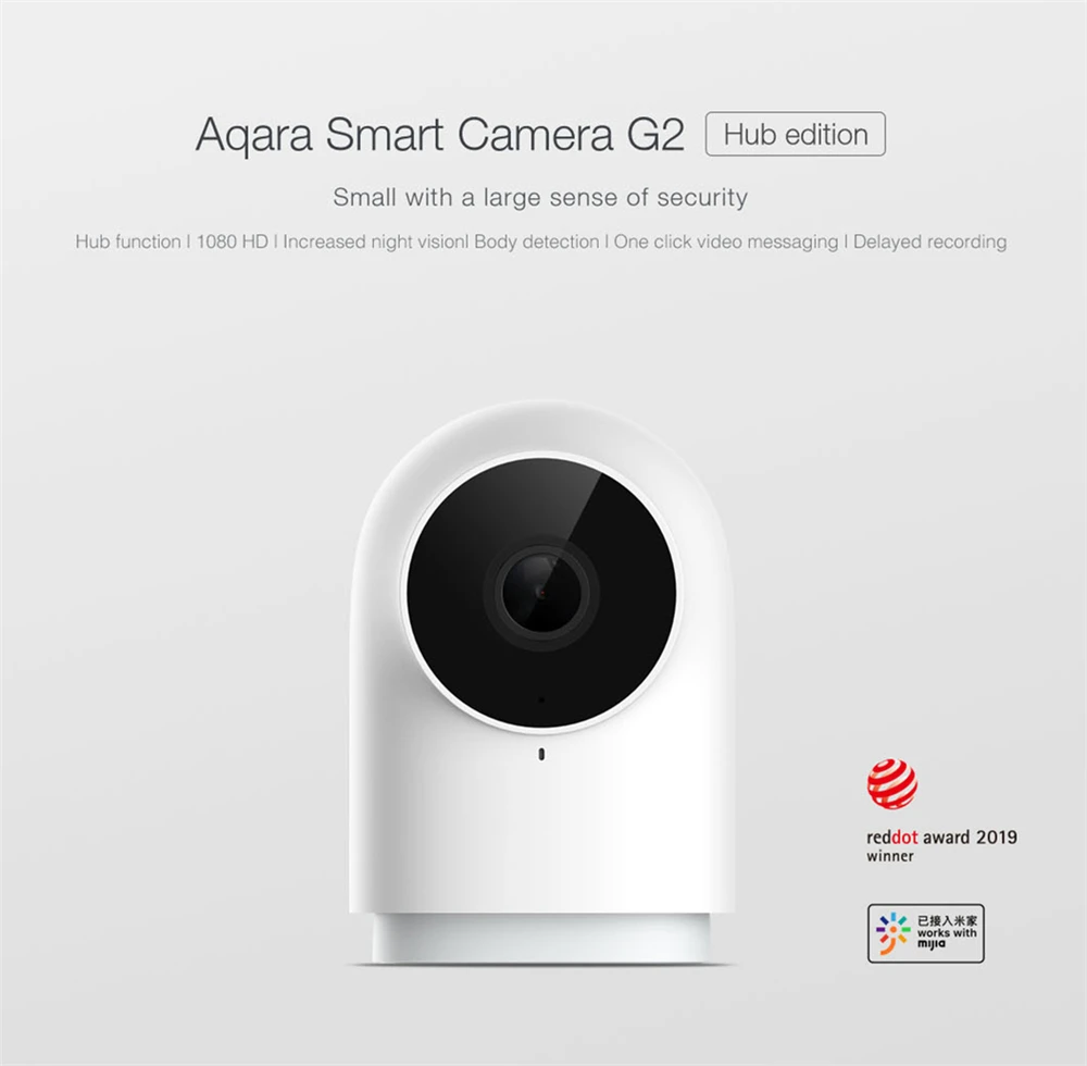 Xiaomi Mijia Aqara 1080P умная камера G2 концентратор шлюз издание Zigbee 3,0 система умного дома связь беспроводное устройство безопасности