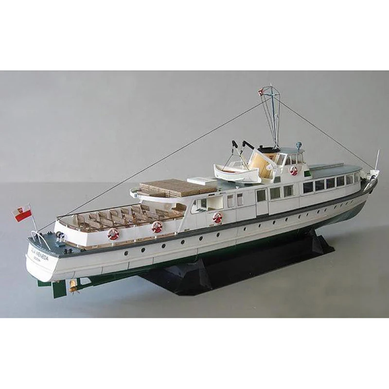Poland Ferry Ship 1:100 Fine 3D DIY Paper Card Model Building Sets 3d paper model military ship model