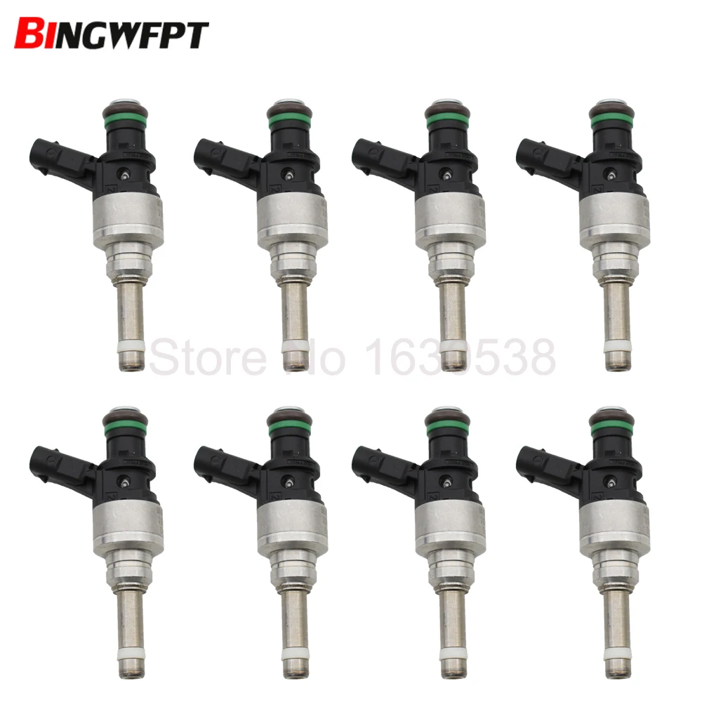 US $147.68 8pcLot Genuine Fuel Injector 079906036AC For Audi S6 RS6 S7 RS7 RS4 RS5 A8 R8 VW TOuareg 40 TFSI 42