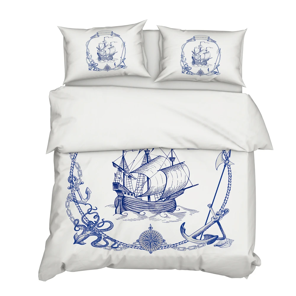 

YuXiu3D Digital Printing Duvet Covers 3-Pieces set Black Bedding Set Bed Linen Cover and Pillowcase(s) King Queen Full Twin size