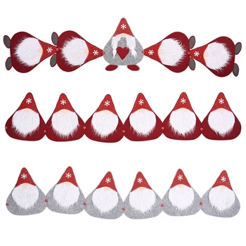 

Christmas Faceless Doll Combination Table Runner Creative Home Dress up Festival Table Runner Home Decoration Accessories
