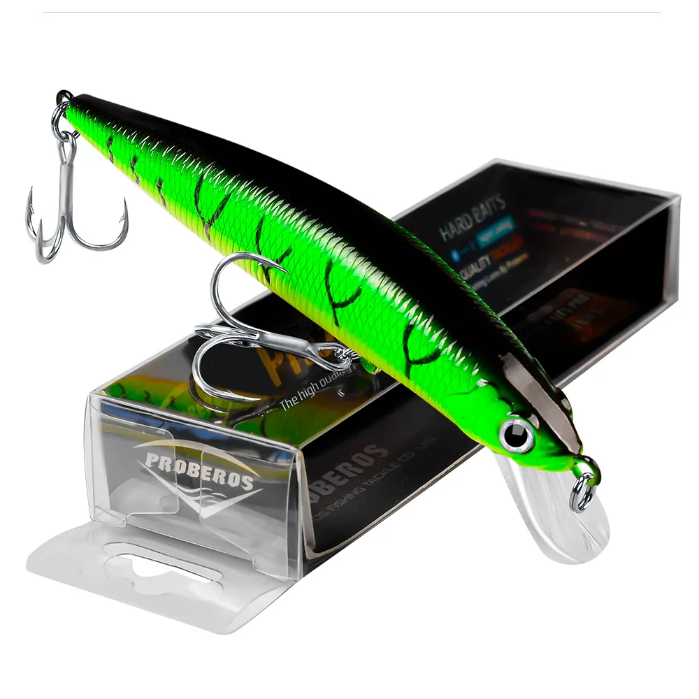 PROBEROS 1PCS Fishing Lure 14cm 25g Floating Minnow Bait Long Casting