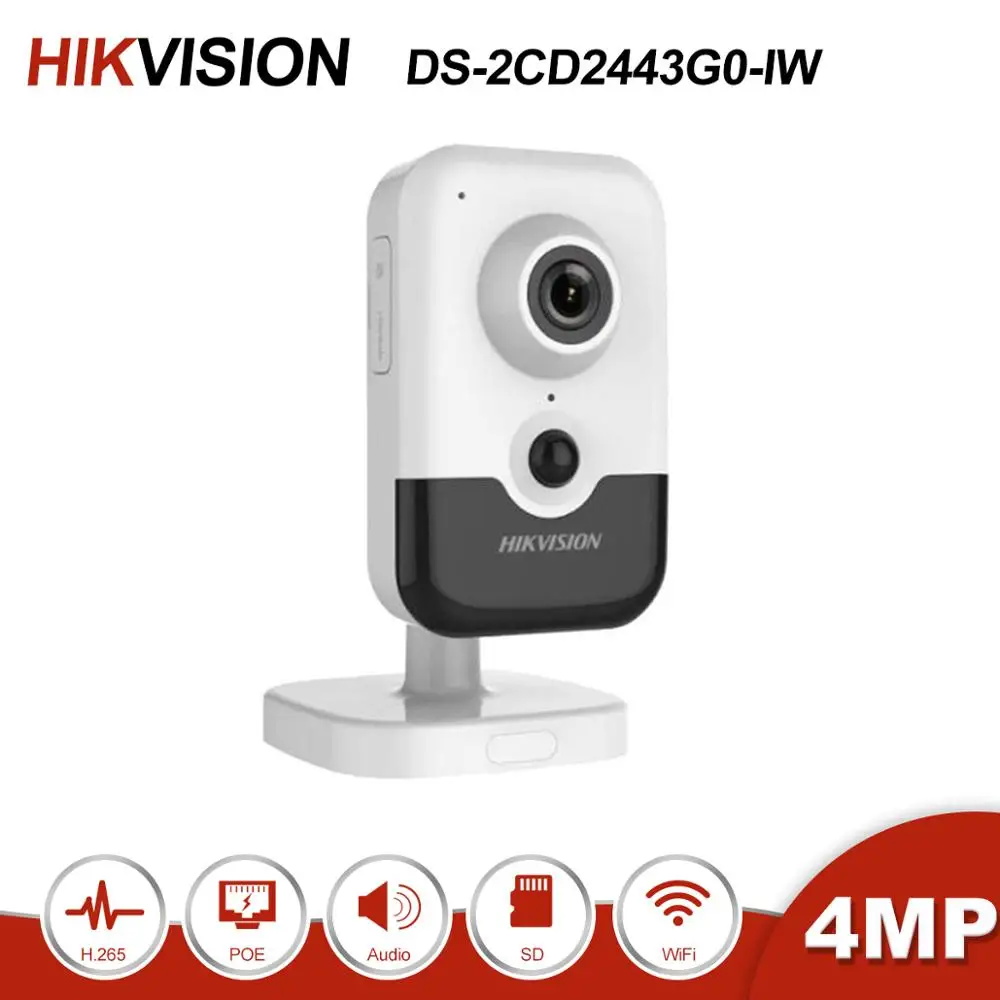 Hikvision DS 2CD2443G0 IW 4MP WIFI POE IP камера домашняя охранная сетевая IR 30M IP67 CCTV