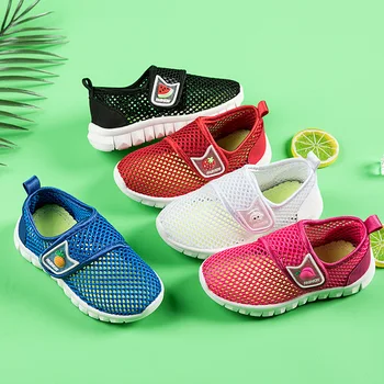 

Children Sneakers for Boys Girls Summer Fashion Single Mesh Openwork Ventilation Comfortable Breathable Running Kids Sneakers