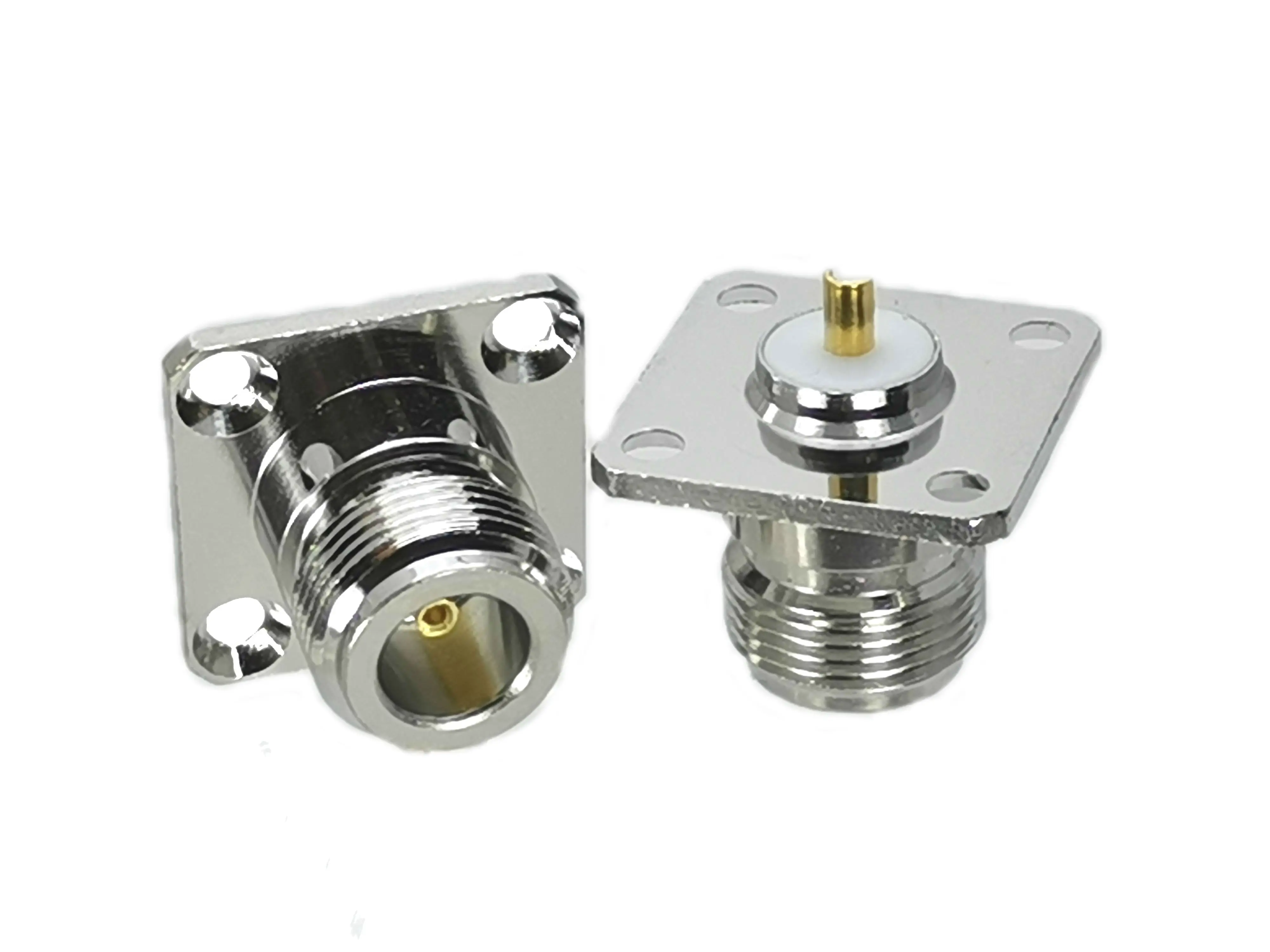 

10Pcs N Female Jack 4-holes Flange Solder Pannel mount RF Adapter Connector Coaxial Straight High Quanlity
