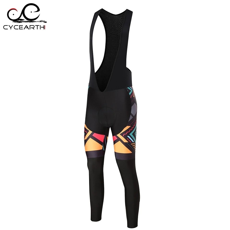 

Зимние теплые флисовые брюки CYCEARTH, одежда для велоспорта, спортивные теплые комбинезоны, силиконовые накладки CELP004