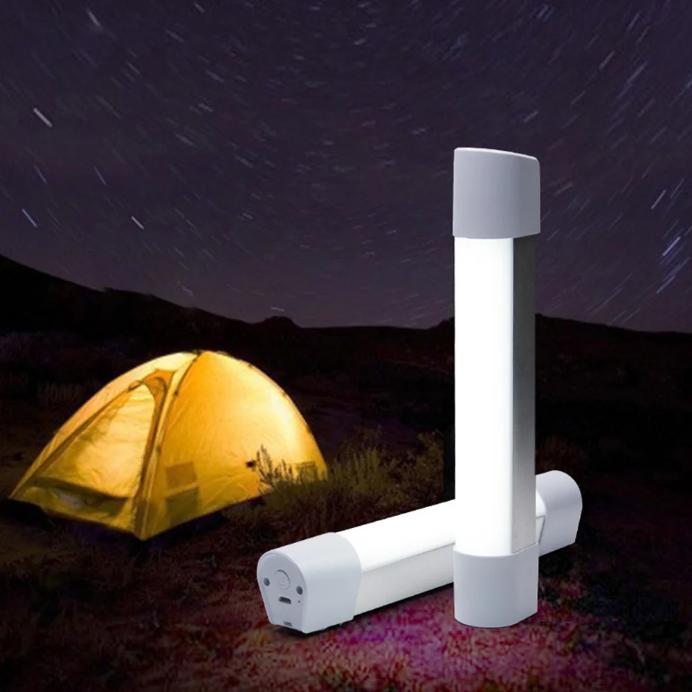 LED Tent Light USB Charging Handheld Outdoor Camp Repairing Lamp With Magnet Portable Lantern Work Light NEW