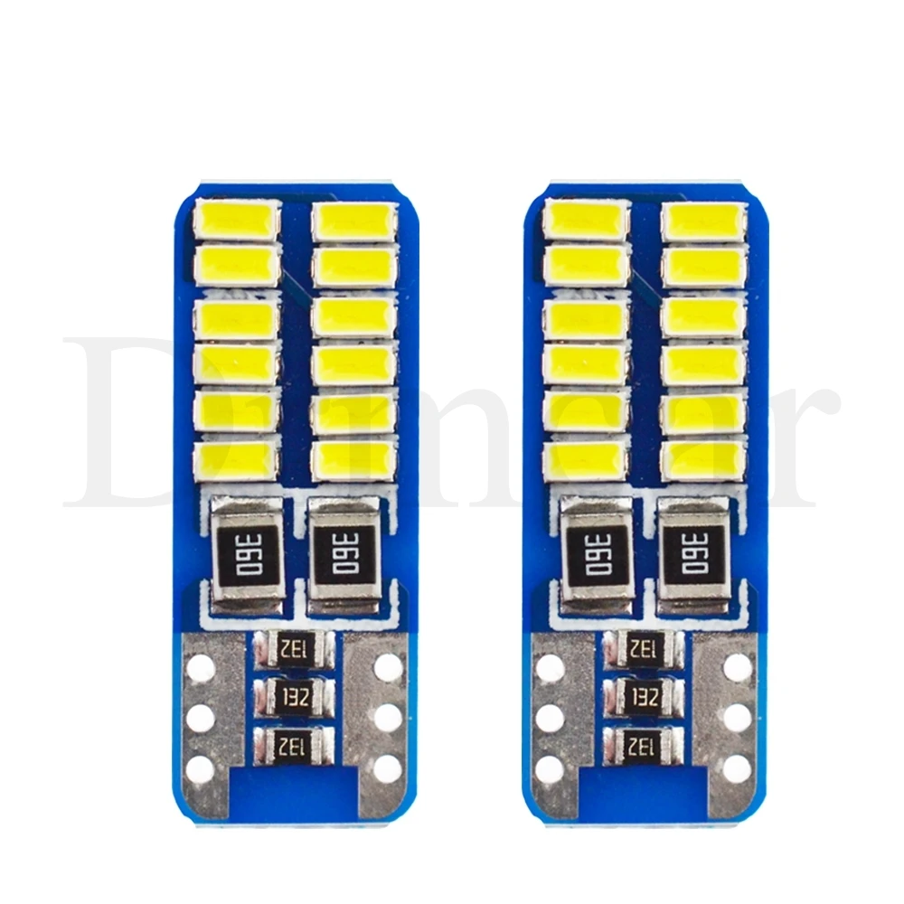 T10 24smd LED light bulb car CANBUS no error 12V Super bright clearance bulb lamp Turn Signal lamp Clearance Lights (2)