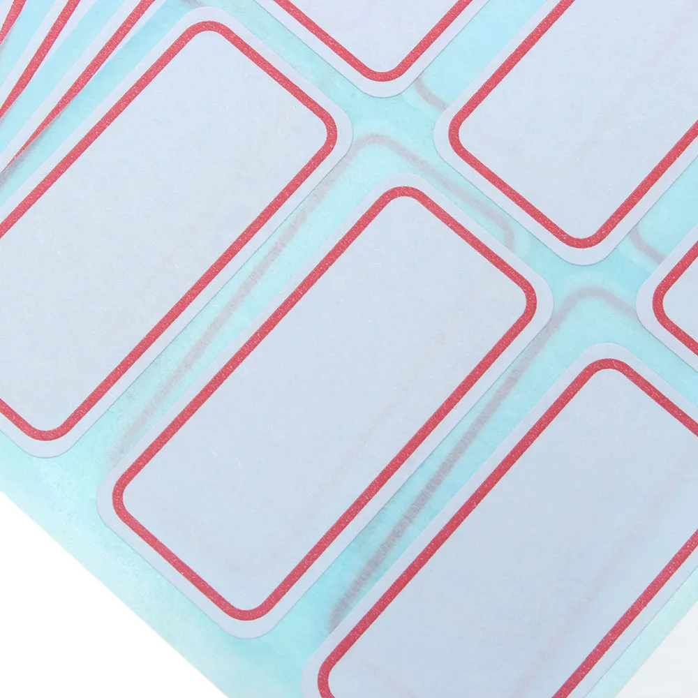 72pcs /pack White Self Adhesive Stickers Labels Name Sticker Household Classification Mark Sticker Seasoning Bottle