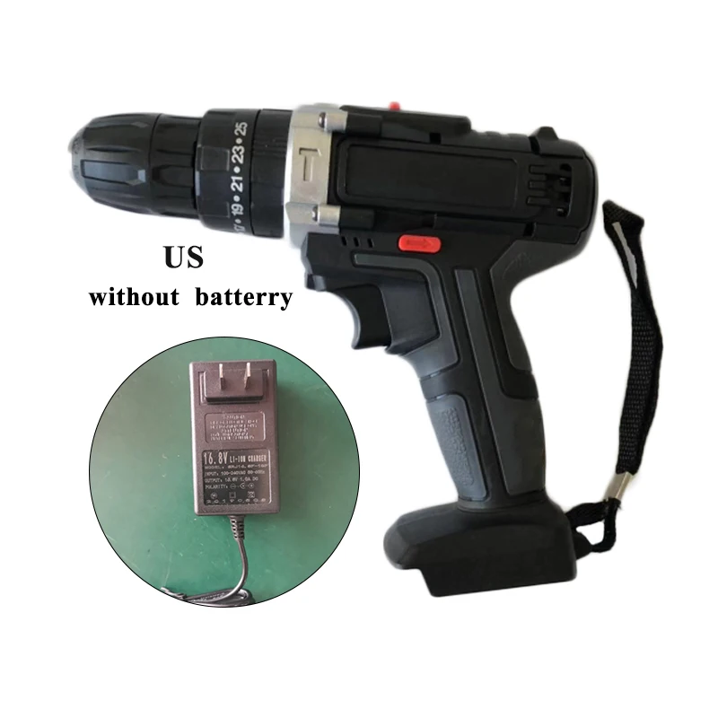 

durable Electric Cordless 36V 25 + 3 3/8 inch without Impact Wrench Electric Drill tools accessories