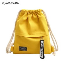 ZYWLBXMH Fashion Canvas Drawstring Bag Women Leisure Bag Large Capacity High Quality Drawstring Bags Multi-function Storage Bag Drawstring Bags ZYWLBXMH Fashion Canvas Drawstring Bag Women Leisure Bag Large Capacity High Quality Drawstring Bags Multi-function Storage Bag Drawstring Bags