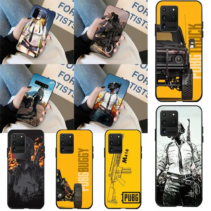 

HPCHCJHM Hot PUBG Game DIY Printing Phone Case cover Shell for Samsung S20 plus Ultra S6 S7 edge S8 S9 plus S10 5G