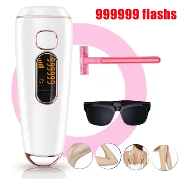 

Profesional Permanent IPL Laser Depilator Hair Removal 999999 Painless Flashes Facial Body LCD Photon Hair Remover Machine