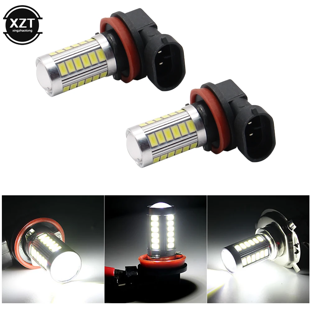 1 шт. Автомобильные светодиодные фары 5630 33SMD противотуманные ДХО для вождения HB3 HB4