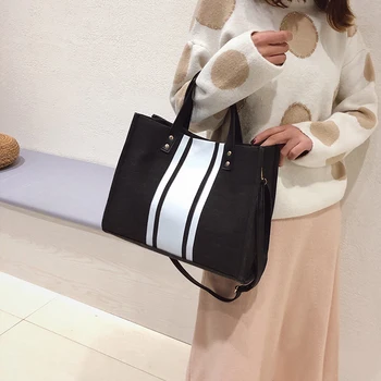 

Shoulder Bag Student Canvas Bag Casual Retro Large Capacity Literary Wild Shoulder Bag Fashion Travel Bag Trend Travel Bag