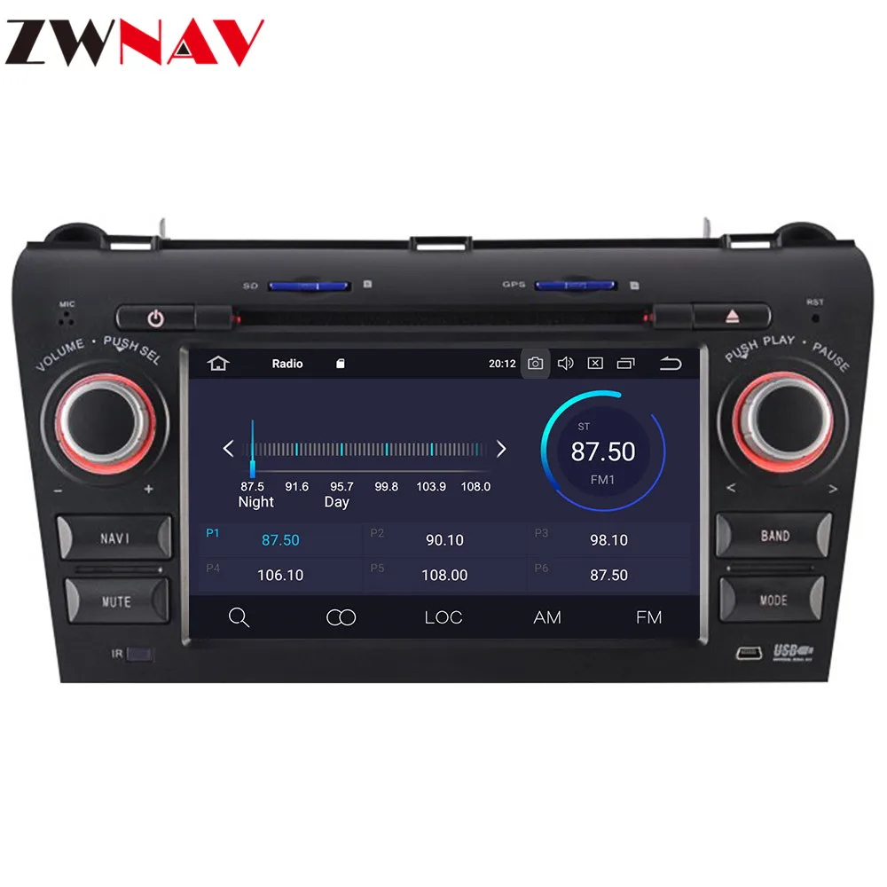 Android 9,0 Автомобильный DVD стерео мультимедийный плеер для mazda 3 мазда3 2003-2009 автомобильное стерео радио gps навигация видео головное устройство аудиосистемы