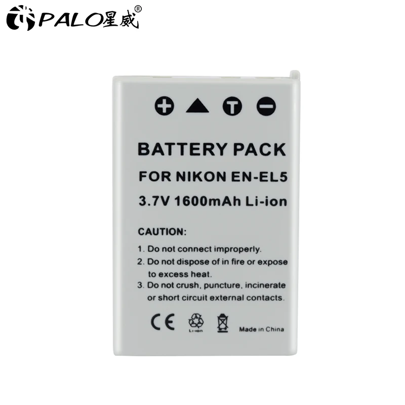 Аккумулятор для камеры Nikon Coolpix P4 P80 P90 P100 P500 P510 P520 P530 1600 мАч 1 4 шт.|Цифровые