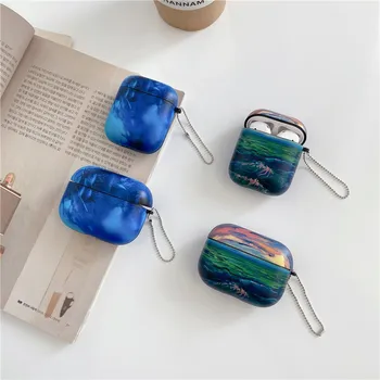 

Art Oil Painting Cases For Apple Airpods Cover Silicone Headphones Case For Airpods Pro/2/1 Earphone Case Cute Charging Box Capa