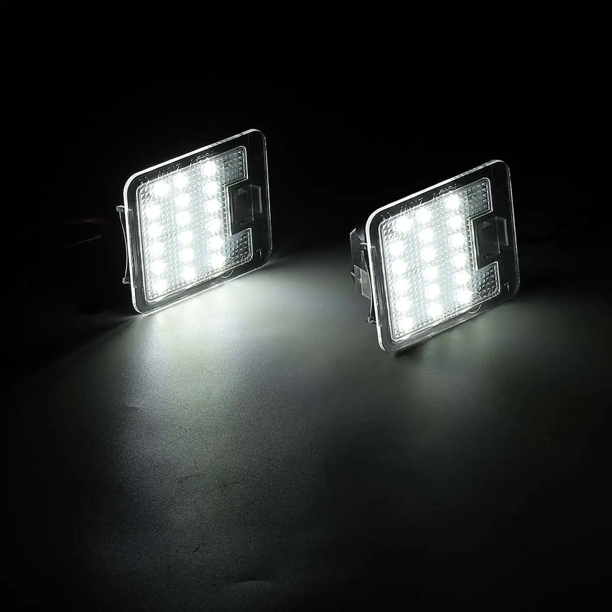 Пара автомобилей заднего вида светодиодный подсветка двери под зеркалом Светодиодная лампа освещения подножки для Ford/C-max/Focus/Kuga/Escape/Mondeo