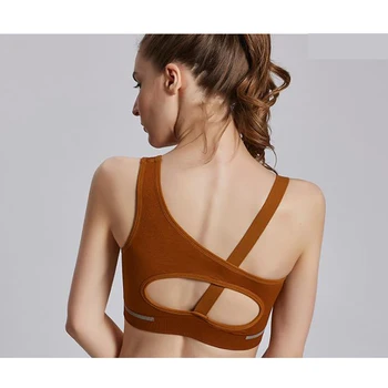 

Seamless Lingerie Brown Bra Women Sport Lingerie