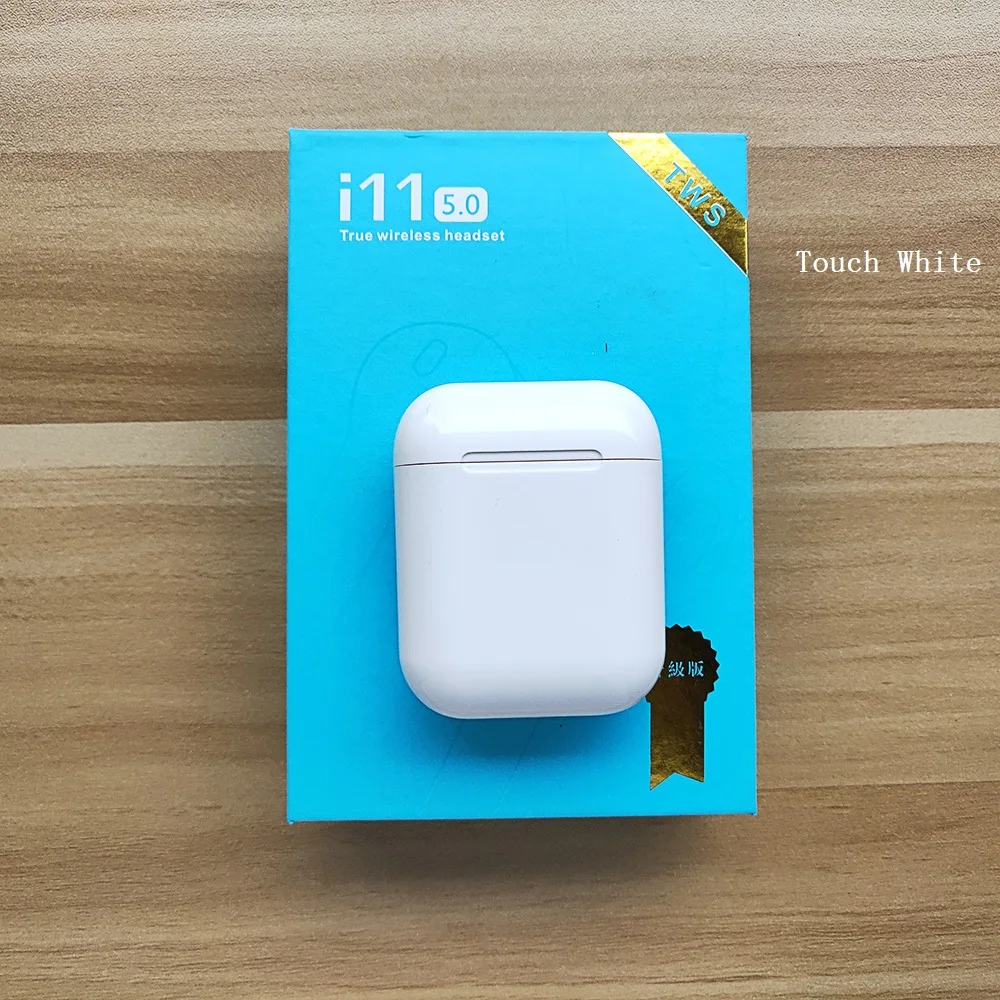 white-touch I11 tws airpots Bluetooth наушники беспроводные наушники стерео наушники с микрофоном Спортивная гарнитура PK AP2 i10 i100 i200 tws для iphone - Цвет: white-touch