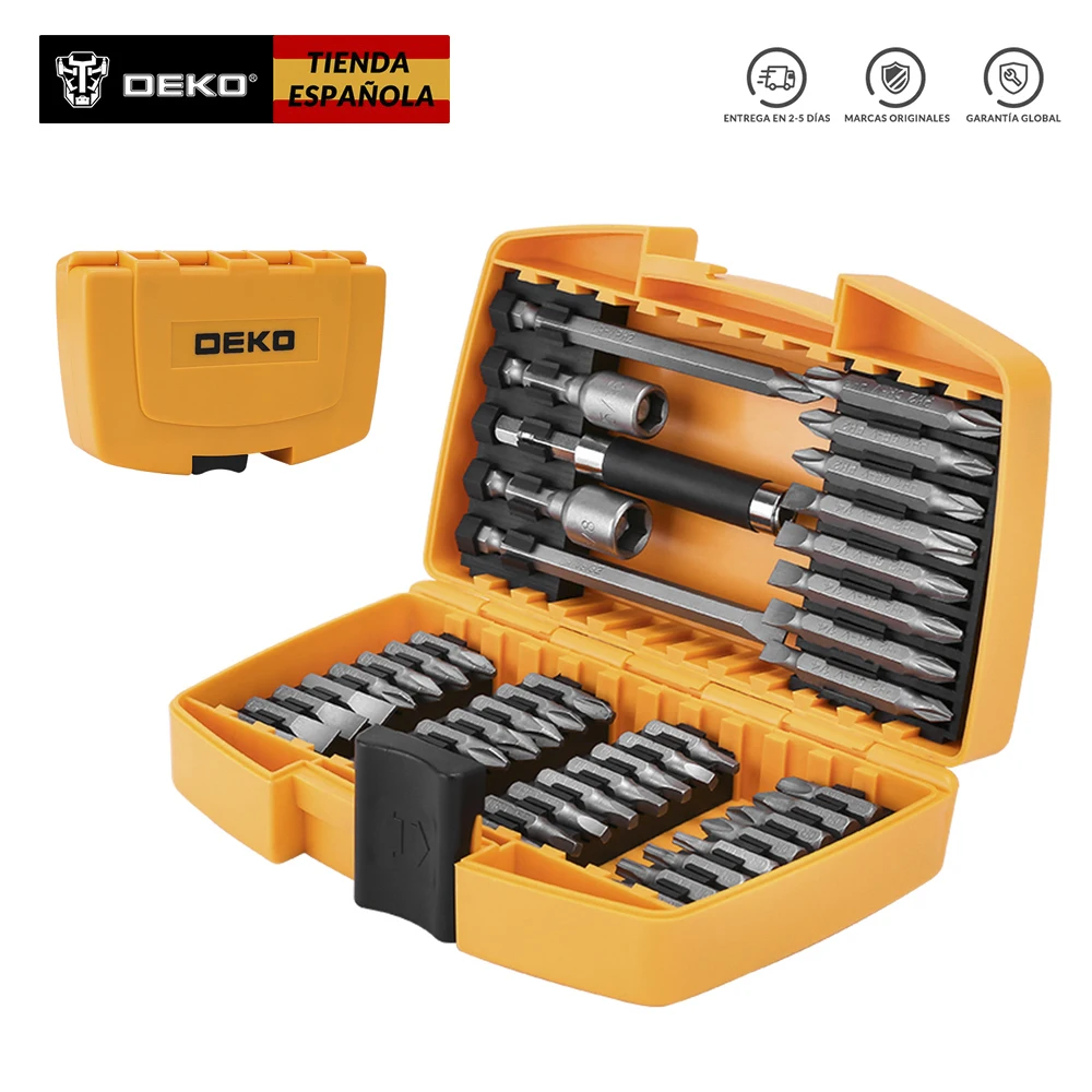 

DEKO 46 in 1 Screwdriver Set Phillips/Slotted Bits With Magnetic Multi Tool Home Appliances Repair Hand Tools Kit