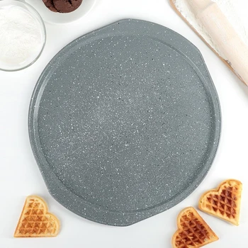 

Pizza mold "Marble.Pizza", 33×1.5 cm, with handles, non-stick coating