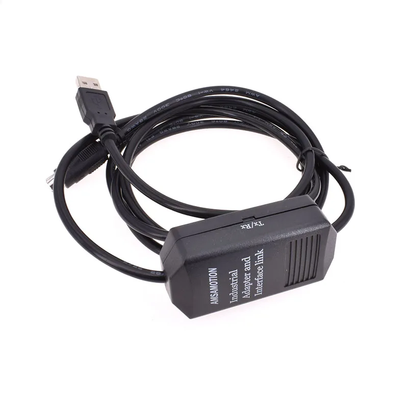 Модернизированный PLC Программирование USB-SC09-FX кабель для Mitsubishi MELSEC USB к RS422 адаптер
