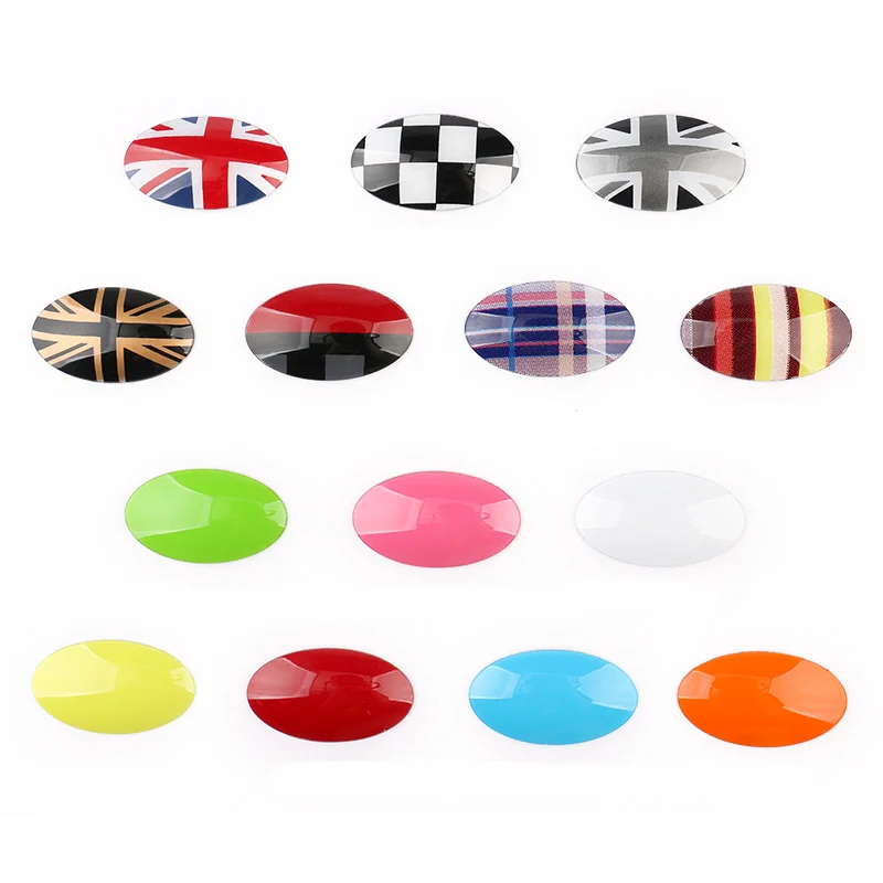 2pcs Union Jack ABS Car Gear Head Shift Knob Panel  Cover Case Sticker For Mini Cooper F54 F55 F56 F60 Countryman Car styling