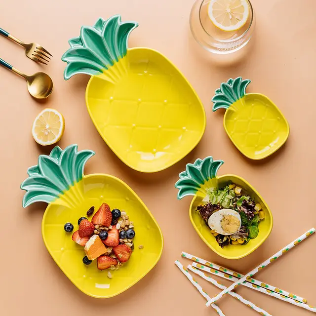 Pineapple Shaped Plates