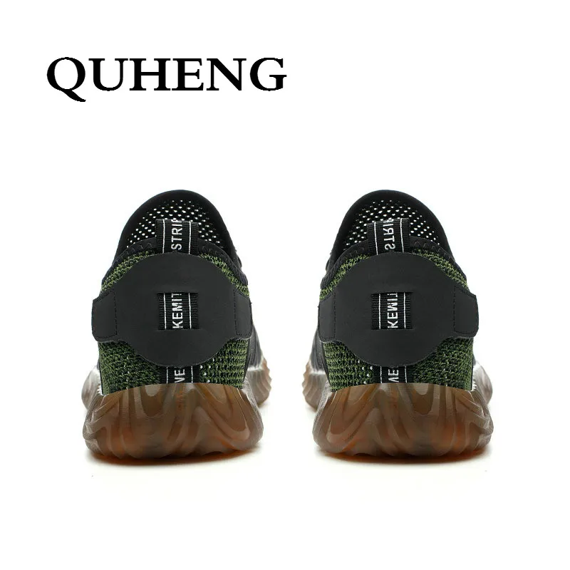 QUHENG/Рабочая безопасная обувь для женщин и мужчин Уличная со стальным носком