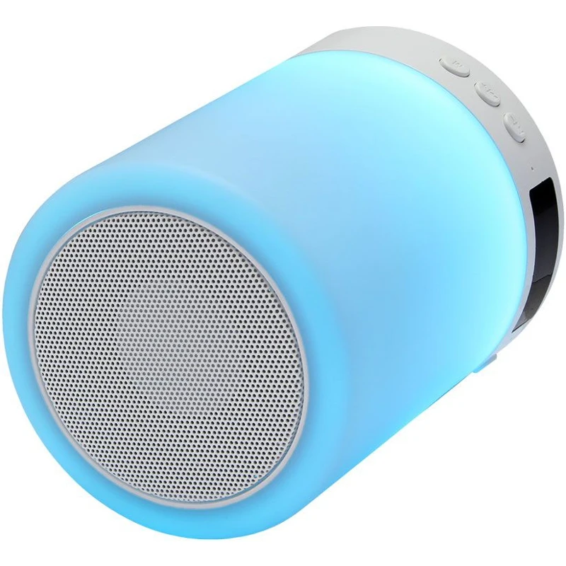 Колонка порт. Ginzzu GM-893W белый 5W 1.0 BT/3.5Jack 1800mAh