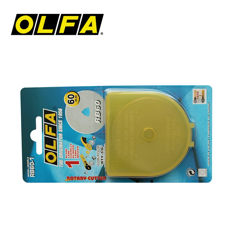 5Pcs OLFA RB60-1/5 rotary cutter Hob Blade Round Blade 60MM Diameter