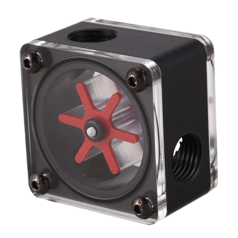 Flowmeter Indicator G1 / 4 Thread 6 Impeller 3 Ways for PC Computer Water Cooling System | Компьютеры и офис