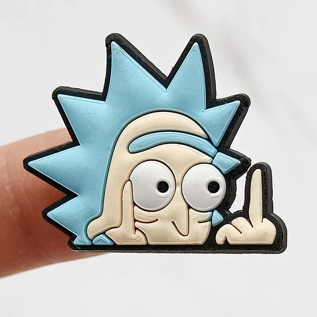 Dropshipping 1Pcs Cartoon PVC Shoe Charms Sandal Accessories Diy Fantasy Adventure Shoe Buckle Decoration Jibz For Croc Charms C