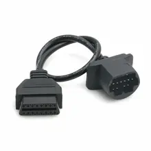 1 шт. черный 17 Pin до 16 Pin OBD2 Диагностический кабель адаптер инструменты для Mazda Ford