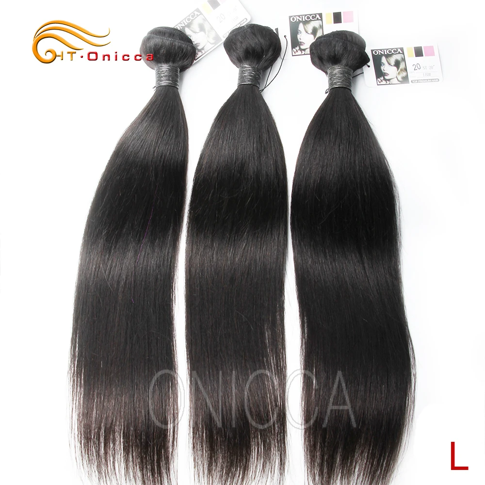 

Malaysian Hair Straight Hair Bundles 100% Human Hair 1/3/4 Bundles Natural Color Remy Hair Extensions 8-24 Inches Htonicca