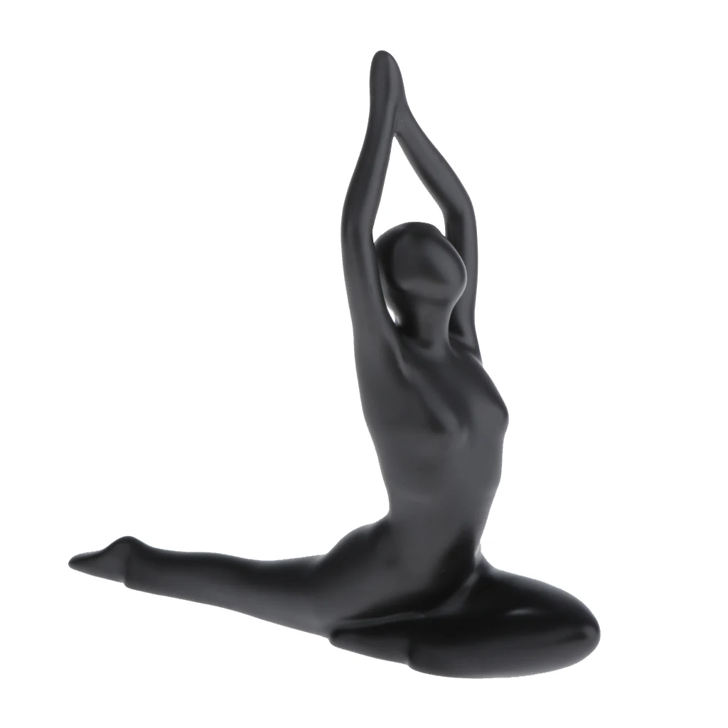 Tabletop Ceramic Dressing Table Decoration Modern Simple Creative Ornament Accessories Yoga Girl Home Decoration Ornament