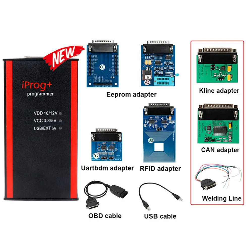 V77 Iprog + Iprog Pro kilometraje odómetro corrección Airbag herramienta de escaneo IMMO programado