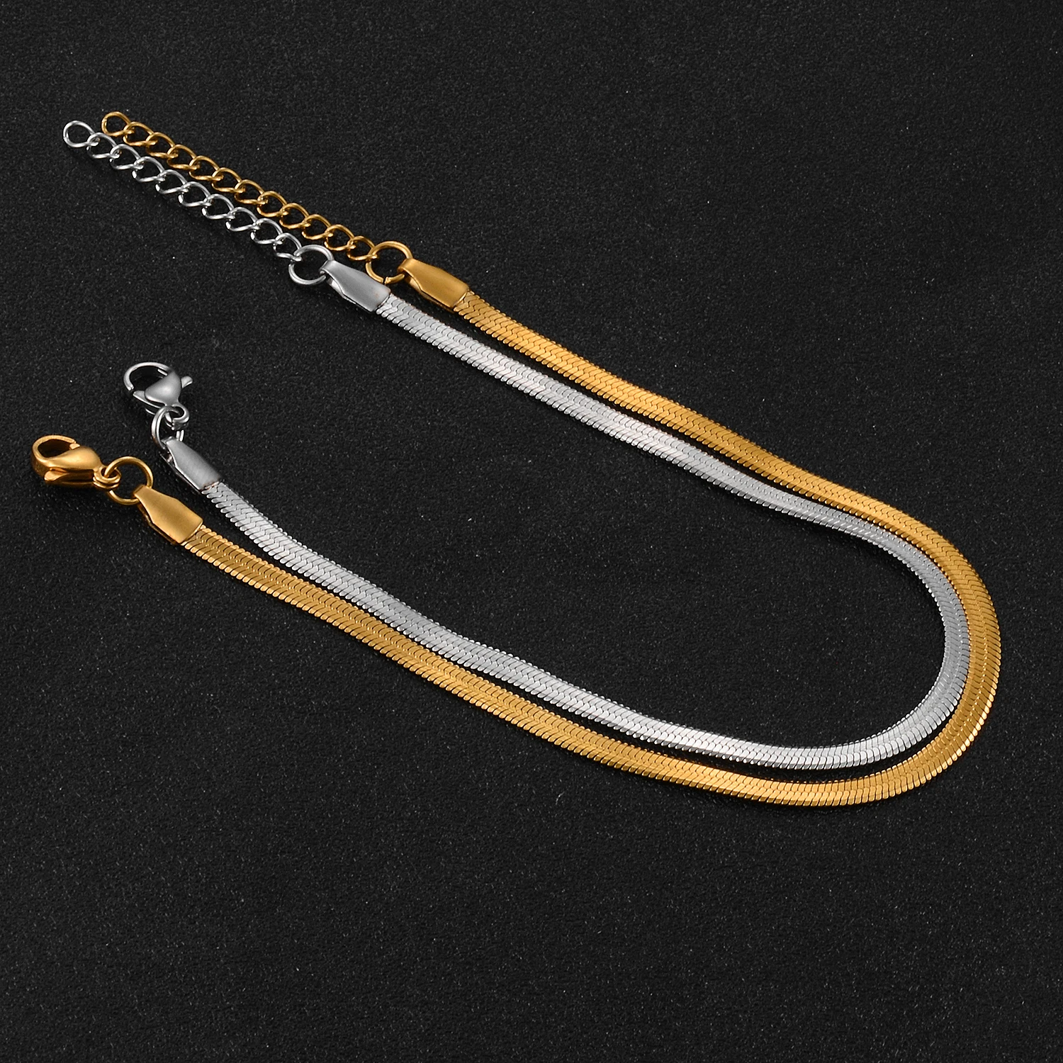 Stainless Steel Snake Chain Bracelet Jewelry Classic Men and Women bracelet jewelry