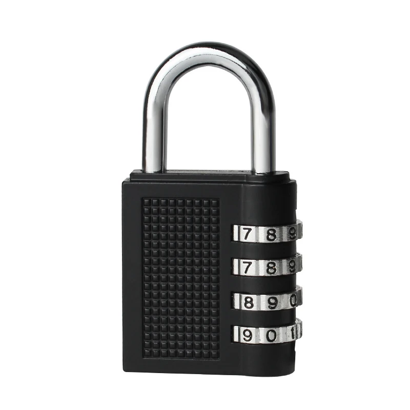 

4 Dial Digit Password Lock Combination Suitcase Luggage Metal Code Padlock Zinc Alloy Cupboard Cabinet Locker 40mm
