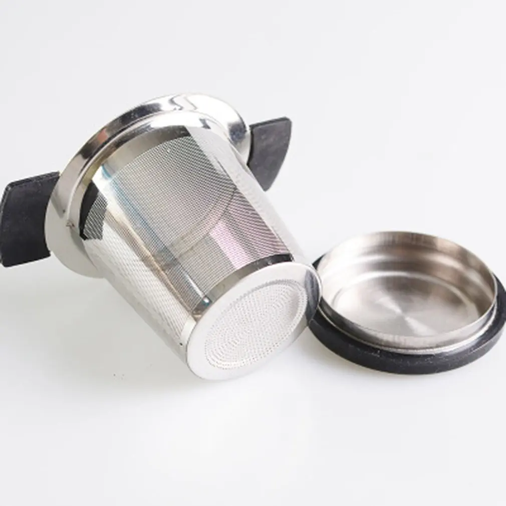 304 Stainless Steel Silicone Handle Tea Compartment Tea Strainer Tea Filter Tea Leaking Tea Maker Portable