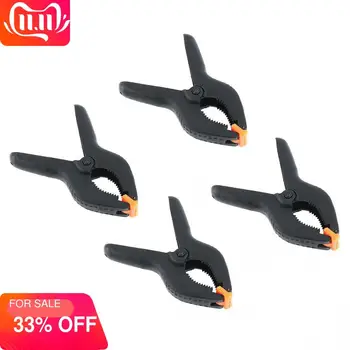 

4pcs 6 Inch Plastic Nylon Spring Clamp Fixed Clip with A-type and 65mm Maximum Opening for Fixing DIY Lighting Photography Plate