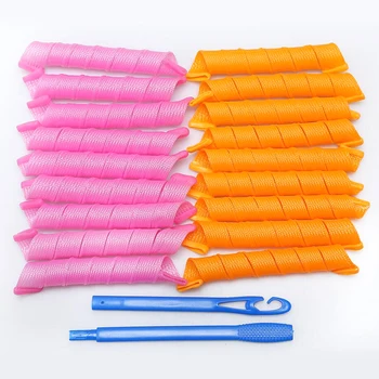

20pcs/set magic hair roller Magic hair curler spiral curls roller magic roller magic curler 75cm 65cm 55cm 50cm 45cm 30cm 20cm