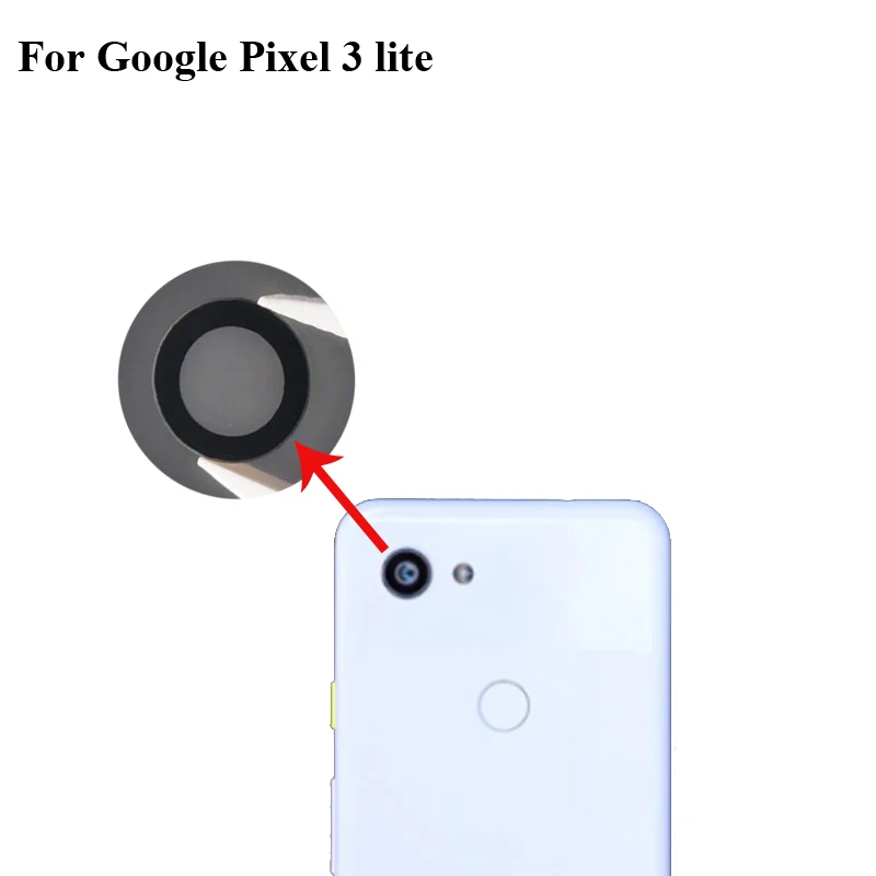 2pcs High Quality For Google Pixel 3 Lite 3lite Back Rear Camera Glass