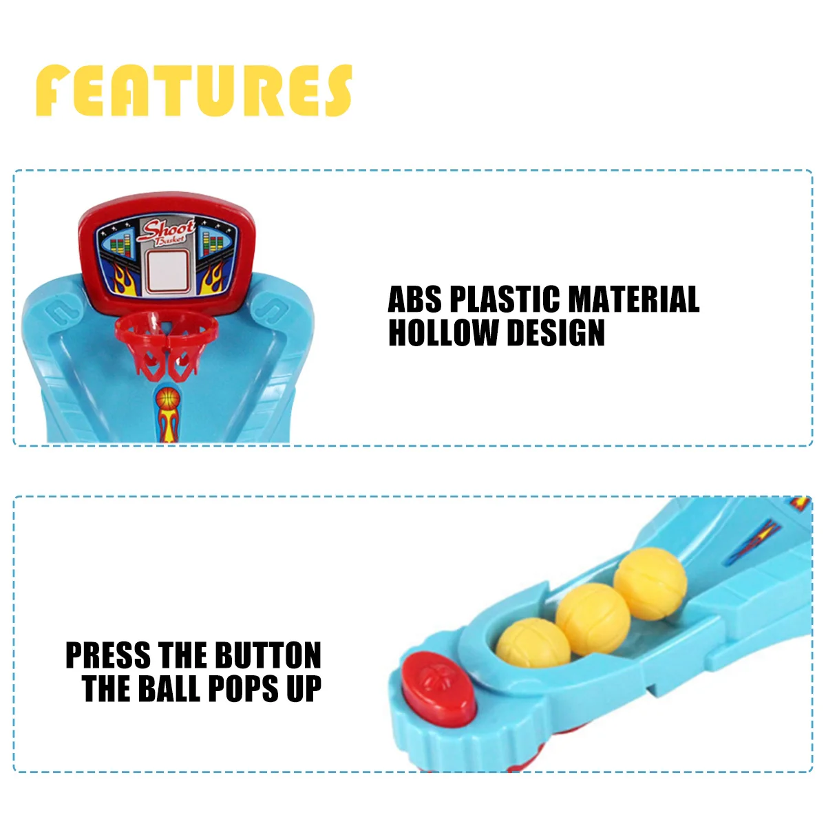kids Christmas gift Toy Basketball Board Arcade Tabletop Game Sports Education Toy Outdoor Parent-Child Family Fun Table Game